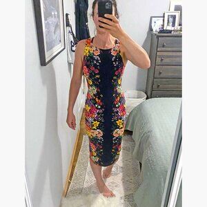 ASOS Bodycon Mirror Floral Dress